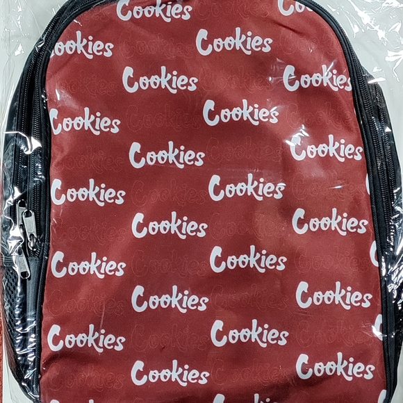 red cookies backpack